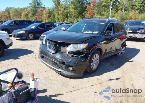 2015 Nissan Rogue Sv from USA, damaged, VIN 5N1AT2MV6FC839411